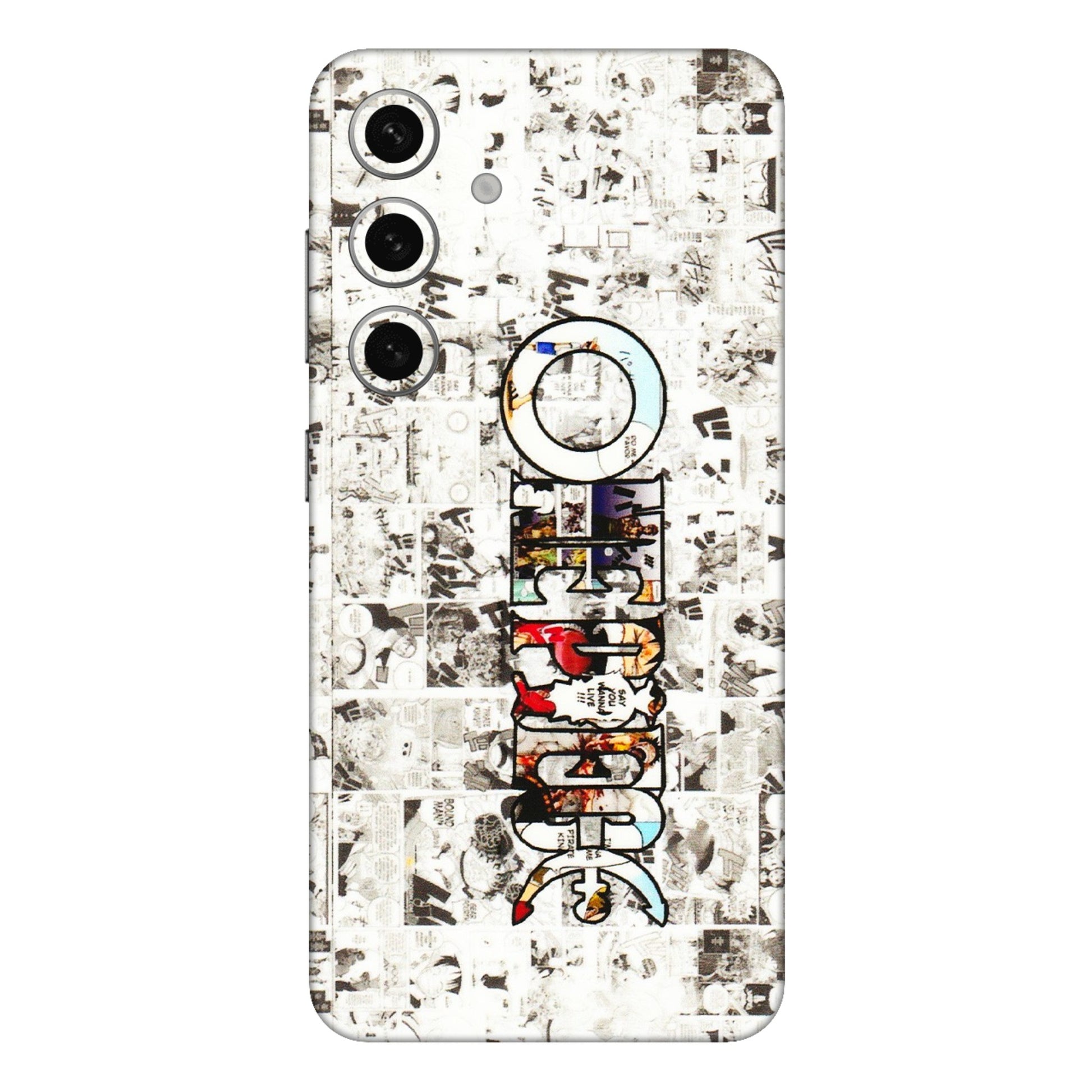 Samsung A/S Series Phone Skins (All Models) - One Piece Manga - 3D Embossed Finish (L-26) Samsung Galaxy S24 Plus