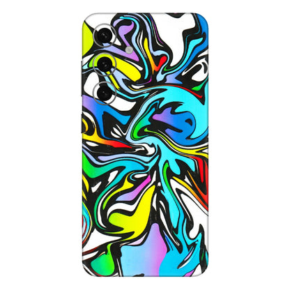 Samsung A/S Series Phone Skins (All Models) - Abstract Colour Paints - 3D Embossed Finish (L-271) Samsung Galaxy S24 Plus