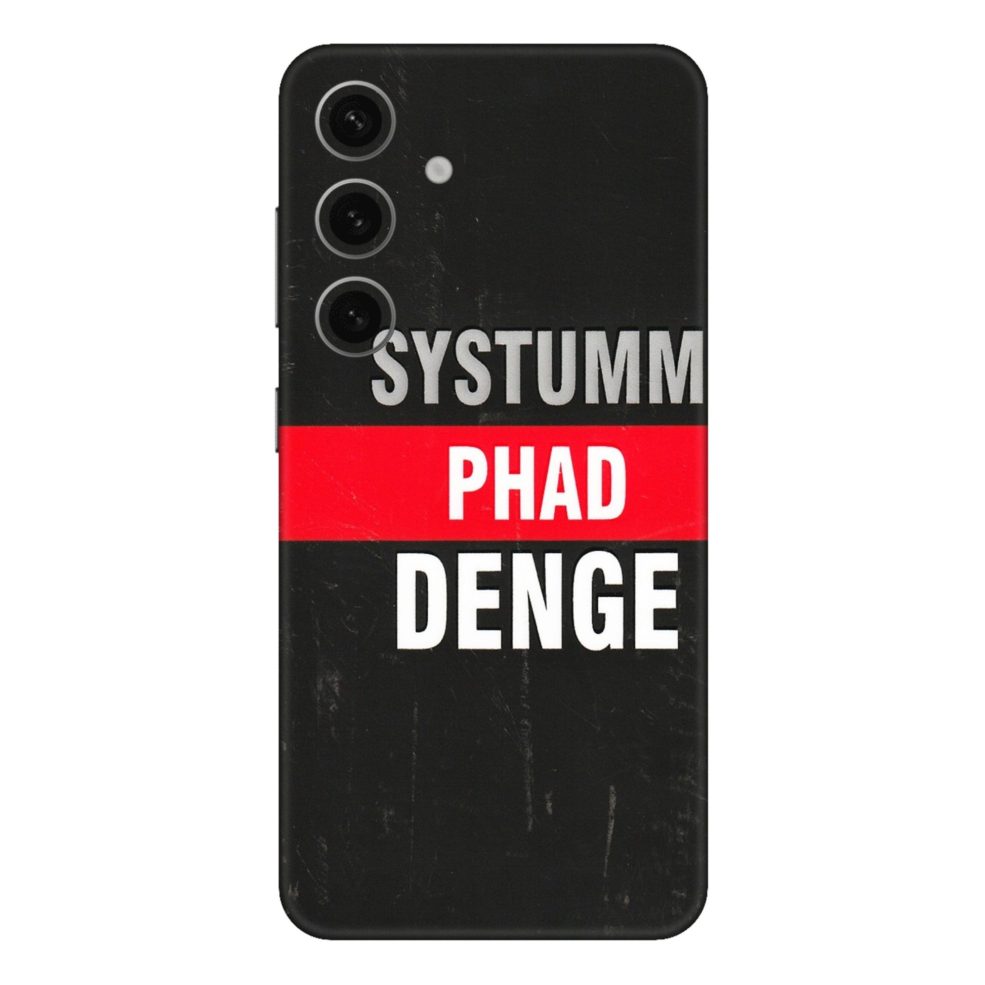 Samsung A/S Series Phone Skins (All Models) - Systumm Phad Denge - 3D Embossed Finish (L-278) Samsung Galaxy S24 Plus