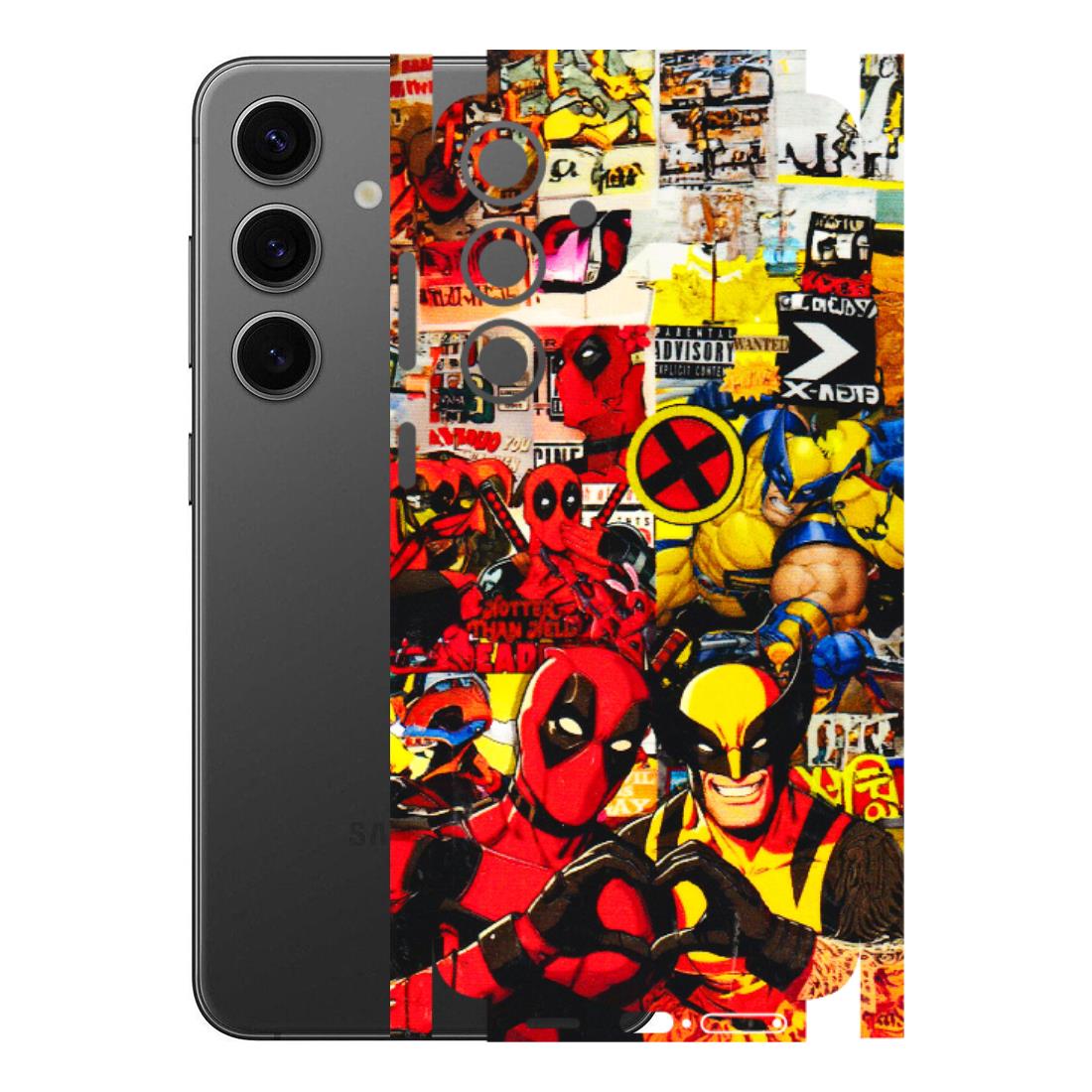 Samsung A/S Series Phone Skins (All Models) - Spidy Wolverine - 3D Embossed Finish (L-310) Samsung Galaxy S24 Plus