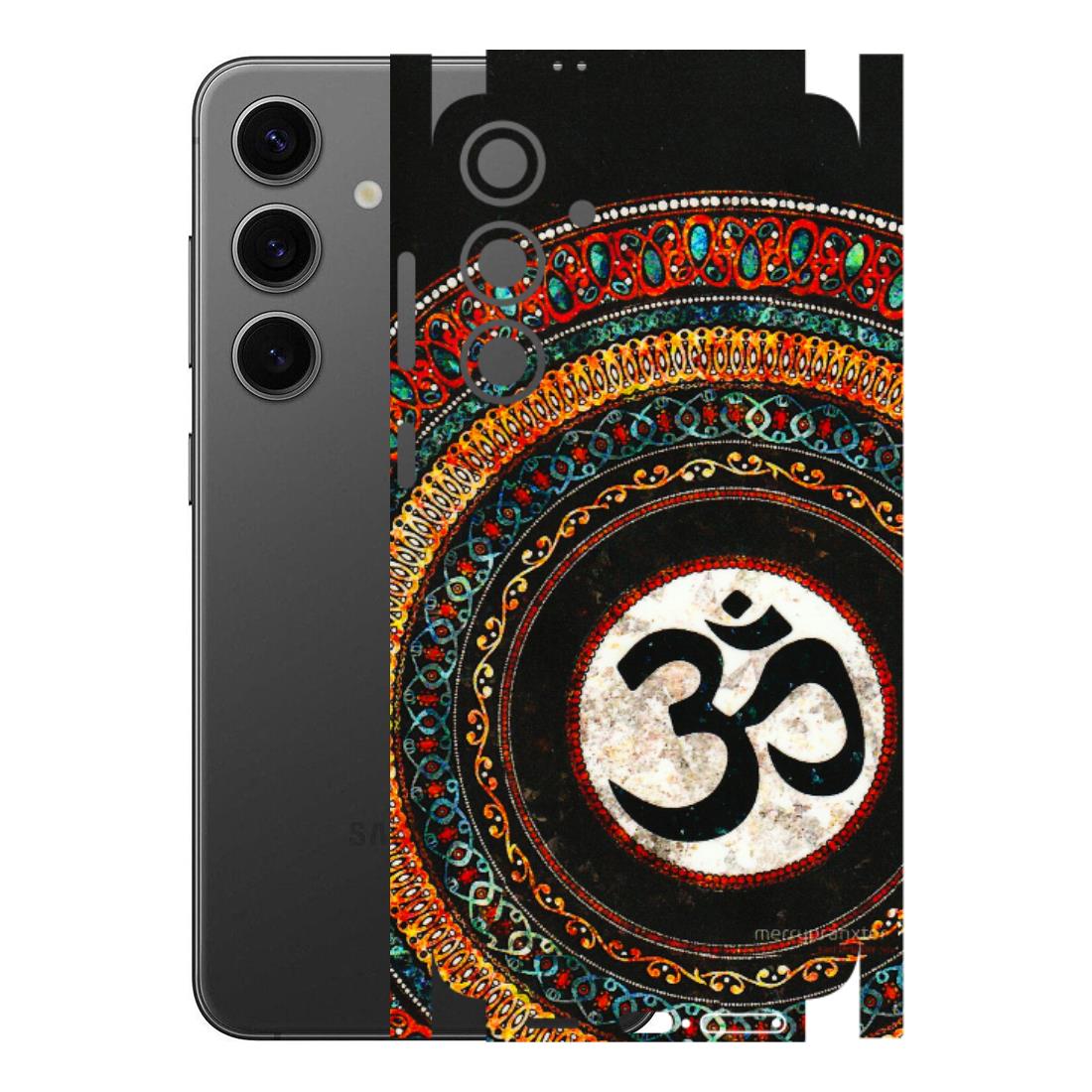 Samsung A/S Series Phone Skins (All Models) - Aum Chant Abstract - 3D Embossed Finish (L-42) Samsung Galaxy S24 Plus