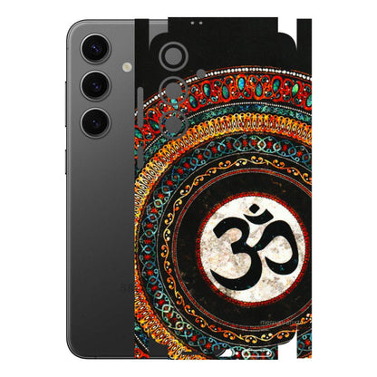 Samsung A/S Series Phone Skins (All Models) - Aum Chant Abstract - 3D Embossed Finish (L-42) Samsung Galaxy S24 Plus