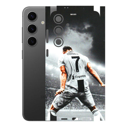 Samsung A/S Series Phone Skins (All Models) - Ronaldo CR7 Crazy - 3D Embossed Finish (L-44) Samsung Galaxy S24 Plus