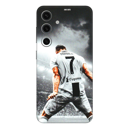 Samsung A/S Series Phone Skins (All Models) - Ronaldo CR7 Crazy - 3D Embossed Finish (L-44) Samsung Galaxy S24 Plus