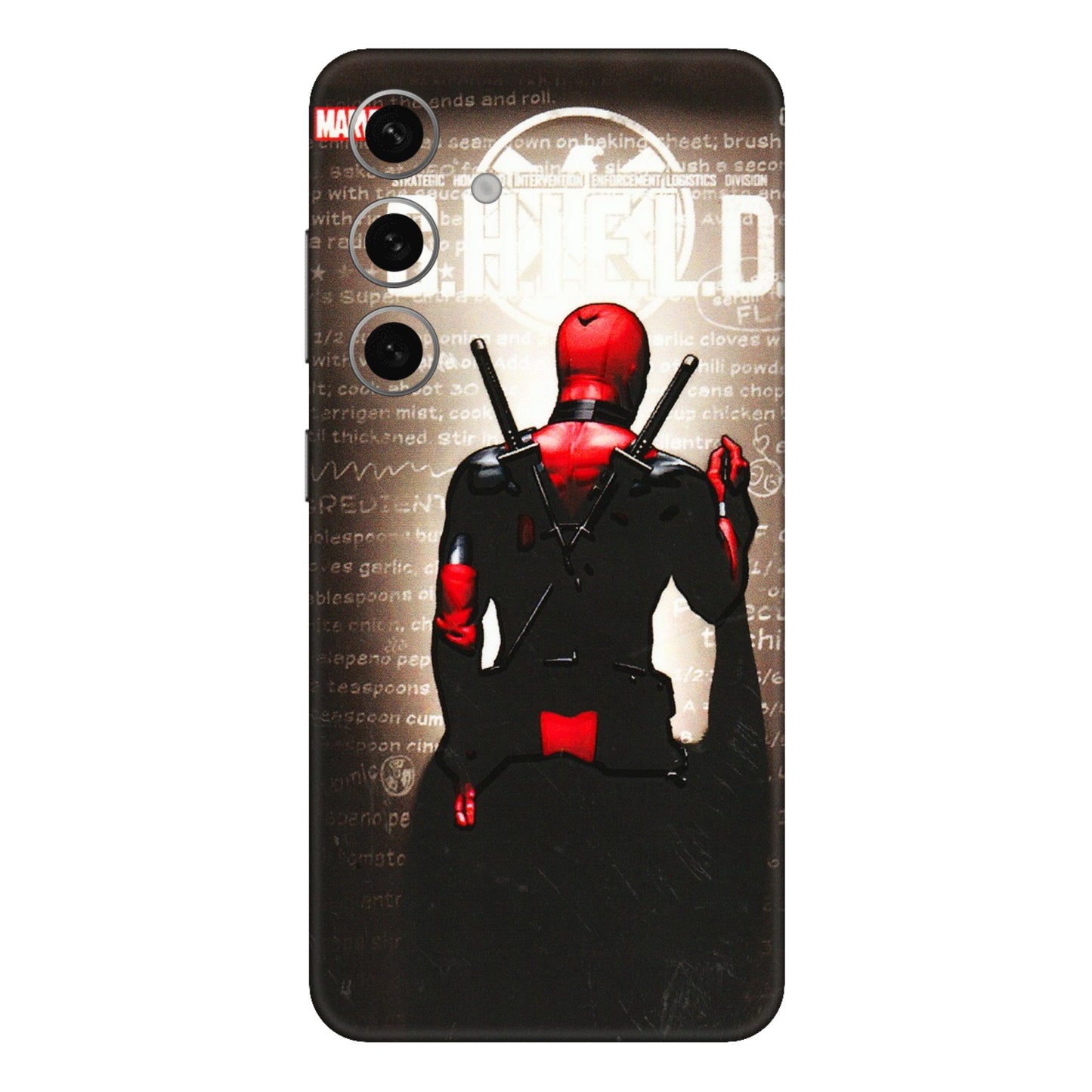 Samsung A/S Series Phone Skins (All Models) - Deadpool - 3D Embossed Finish (L-56) Samsung Galaxy S24 Plus
