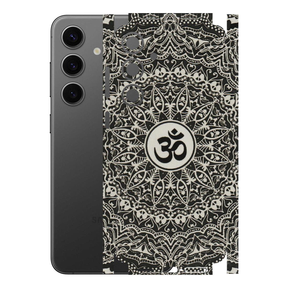 Samsung A/S Series Phone Skins (All Models) - Aum Elegant Mandala - 3D Embossed Finish (L-62) Samsung Galaxy S24 Plus