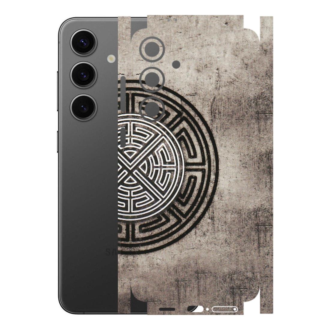 Samsung A/S Series Phone Skins (All Models) - Mysterious Circular Design - 3D Embossed Finish (L-63) Samsung Galaxy S24 Plus