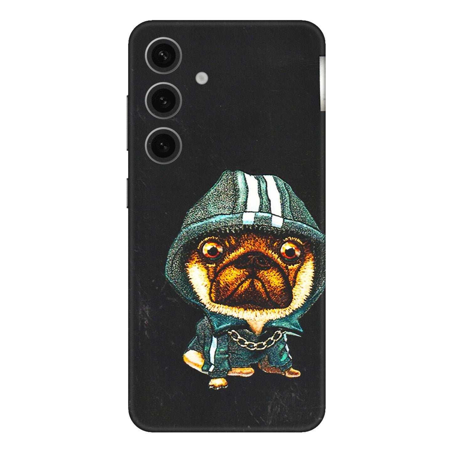 Samsung A/S Series Phone Skins (All Models) - Puppy N Hoodie - 3D Embossed Finish (L-90) Samsung Galaxy S24 Plus