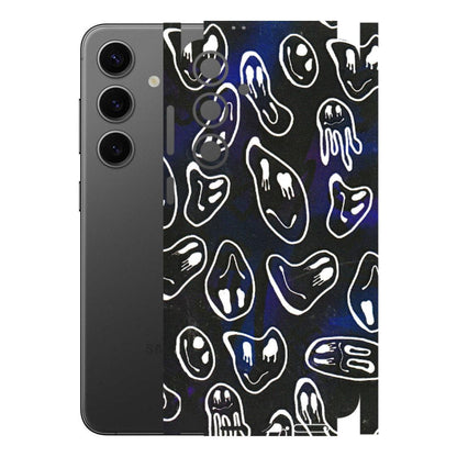 Samsung A/S Series Phone Skins (All Models) - Distorted Smileys - 3D Embossed Finish (L-92) Samsung Galaxy S24 Plus