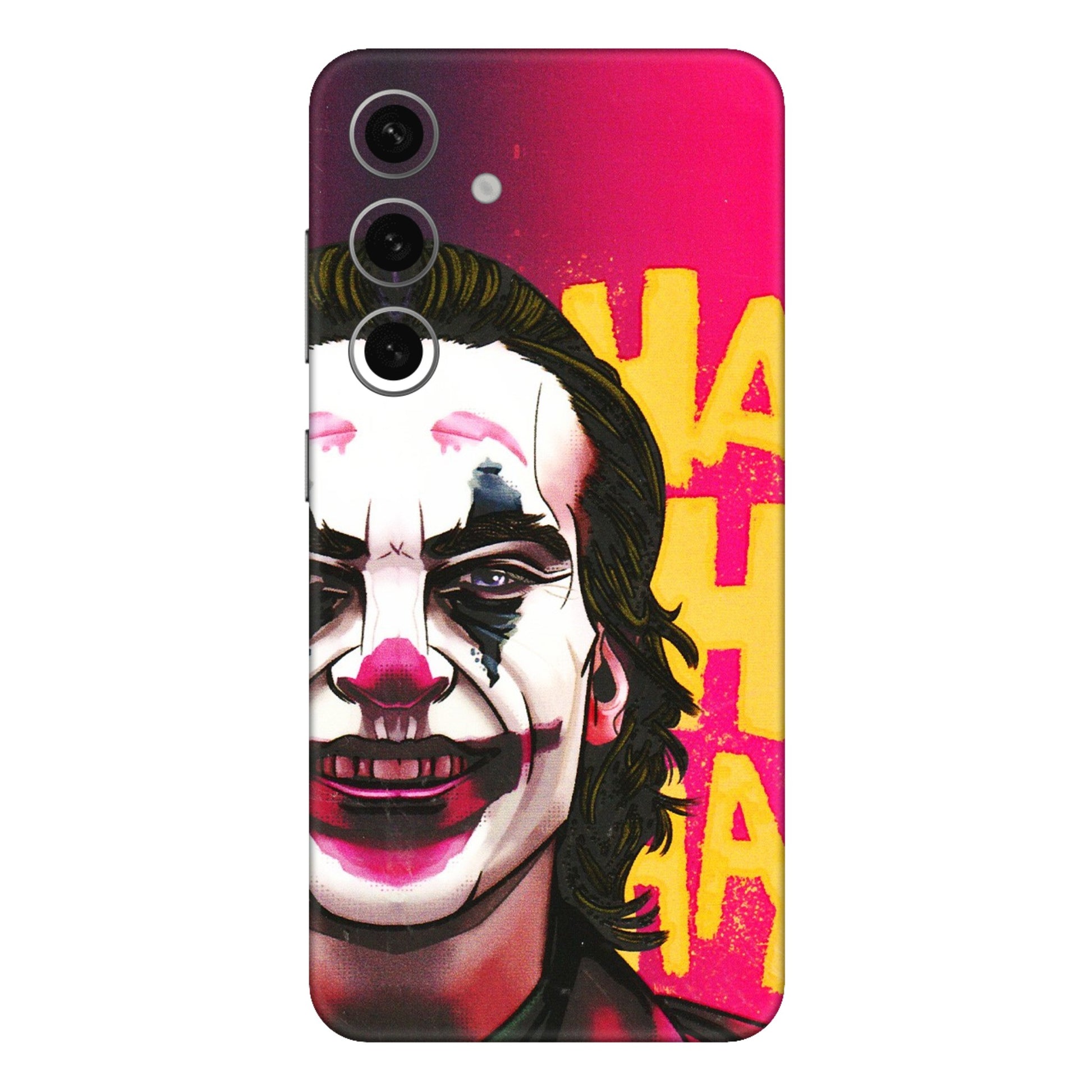 Samsung A/S Series Phone Skins (All Models) - Joker Evil Laugh - 3D Embossed Finish (L-97) Samsung Galaxy S24 Plus