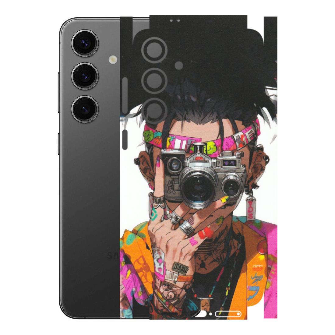 Samsung A/S Series Phone Skins (All Models) - Camera Lover Girl - Matte Finish (M-09) Samsung Galaxy S24 Plus