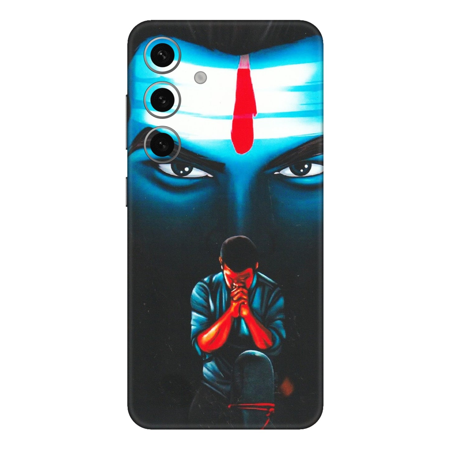 Samsung A/S Series Phone Skins (All Models) - Mahakal Bhakt - Matte Finish (M-112) Samsung Galaxy S24 Plus