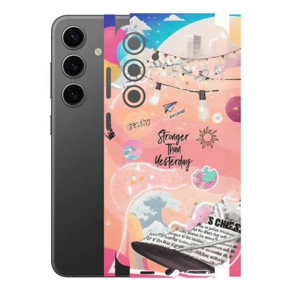 Samsung A/S Series Phone Skins (All Models) - Stronger Then Yesterday - Matte Finish (M-128) Samsung Galaxy S24 Plus