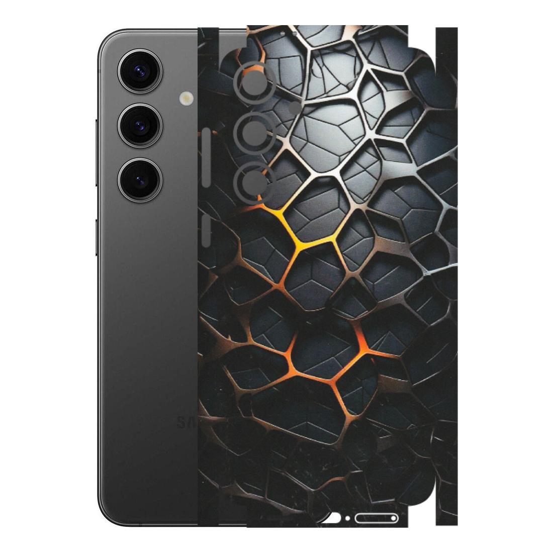Samsung A/S Series Phone Skins (All Models) - New Abstract Graphite Tiles - Matte Finish (M-130) Samsung Galaxy S24 Plus