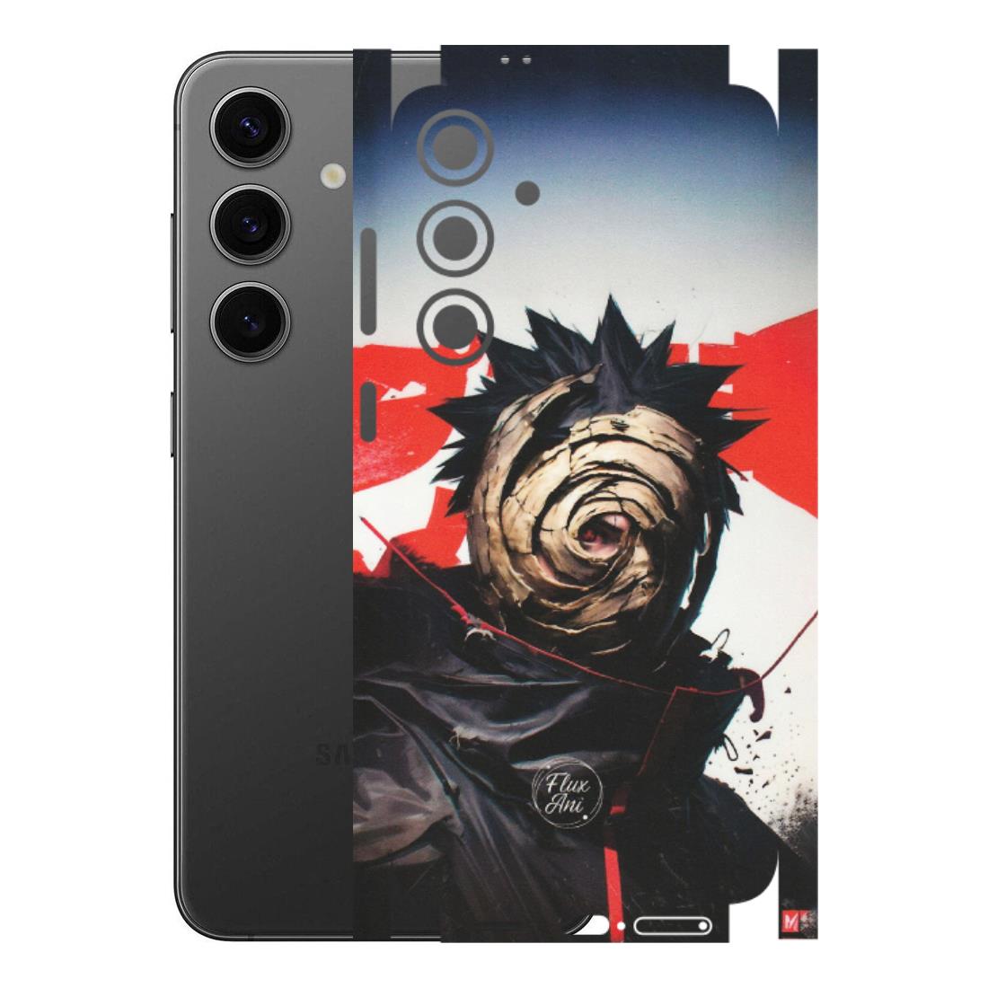 Samsung A/S Series Phone Skins (All Models) - Obito Uchiha Cool Anime - Matte Finish (M-134) Samsung Galaxy S24 Plus