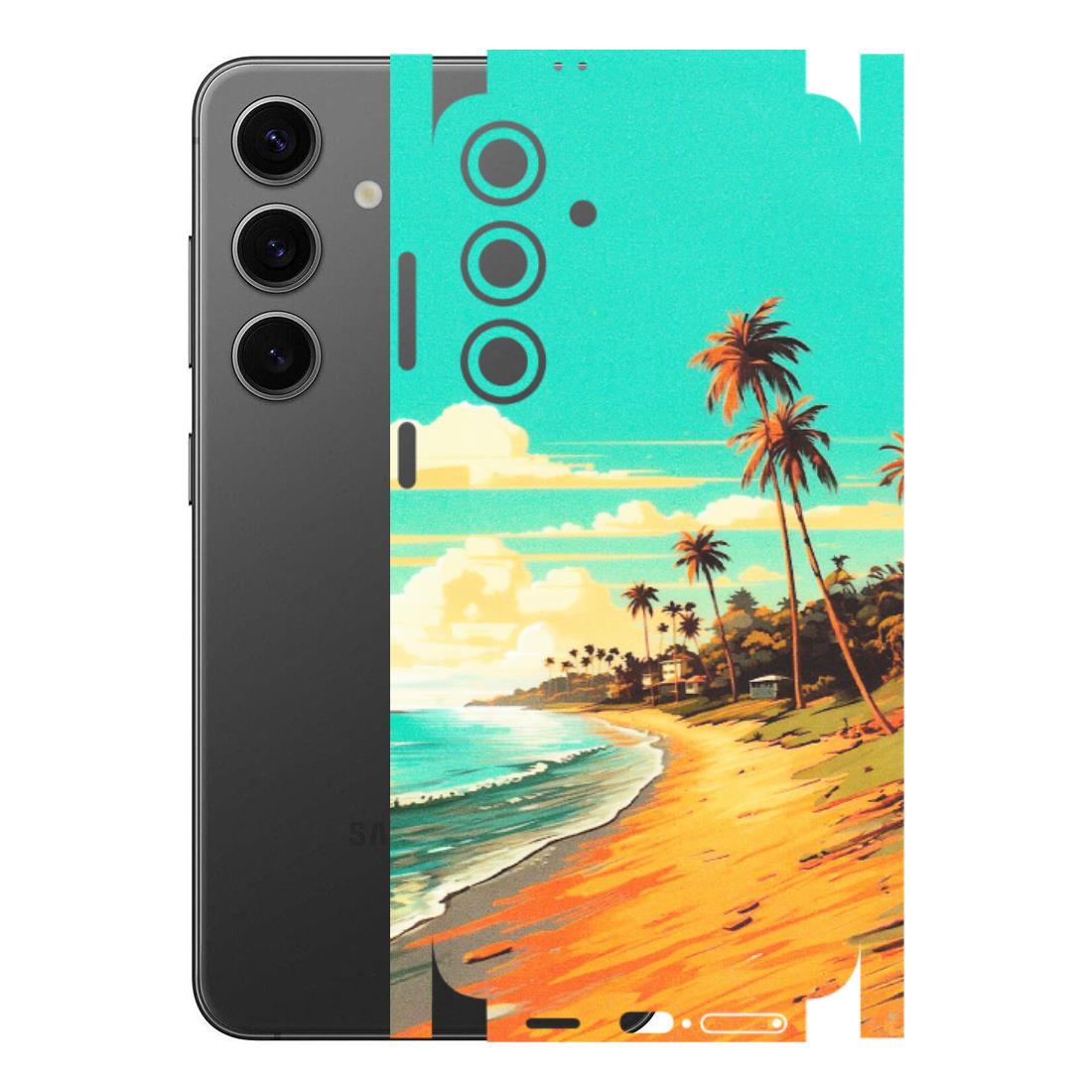 Samsung A/S Series Phone Skins (All Models) - Miami Beach - Matte Finish (M-136) Samsung Galaxy S24 Plus