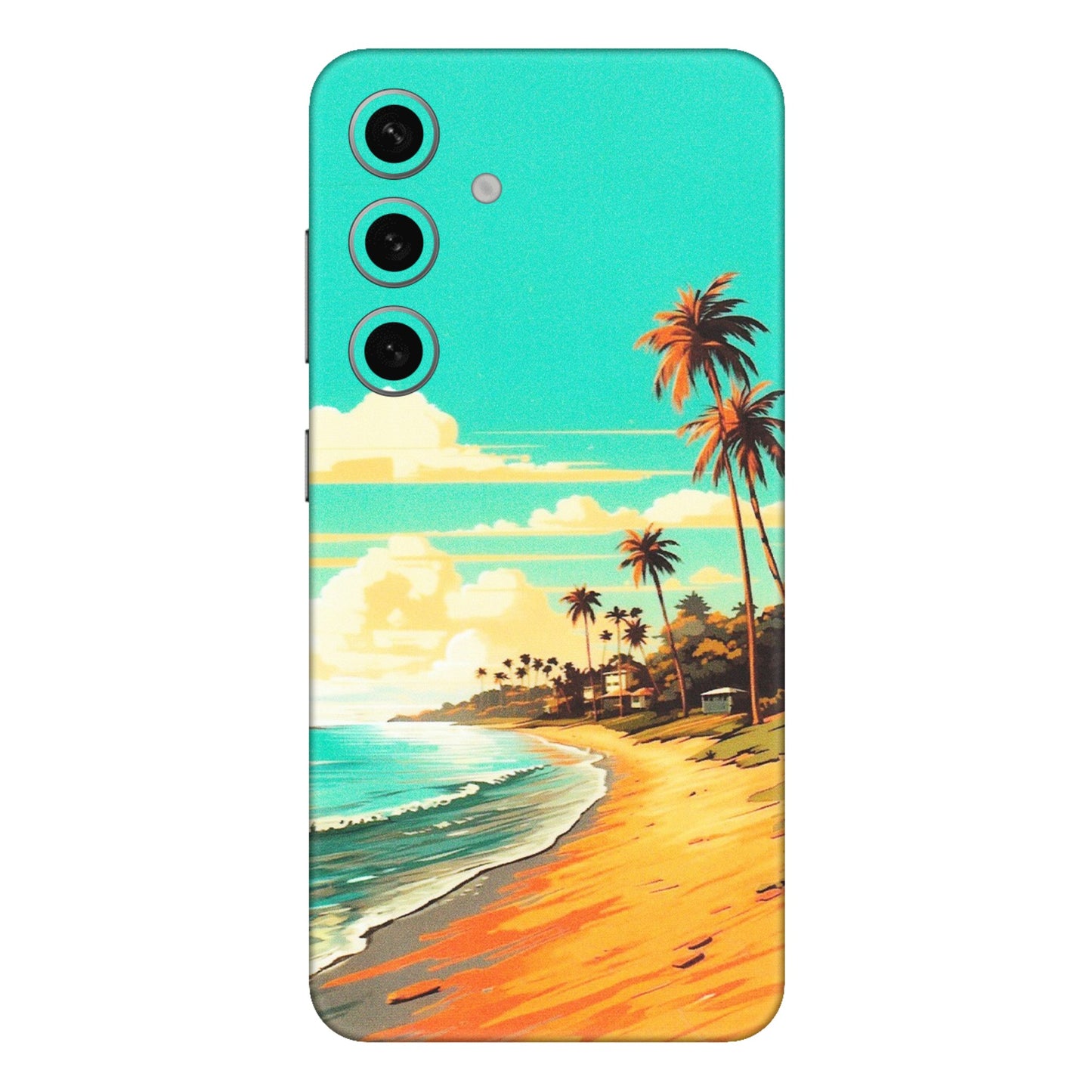 Samsung A/S Series Phone Skins (All Models) - Miami Beach - Matte Finish (M-136) Samsung Galaxy S24 Plus