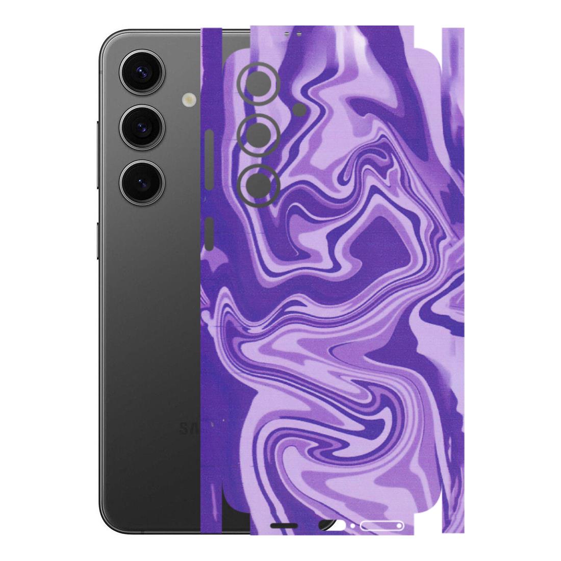 Samsung A/S Series Phone Skins (All Models) - Hazy Purple Nights - Matte Finish (M-14) Samsung Galaxy S24 Plus
