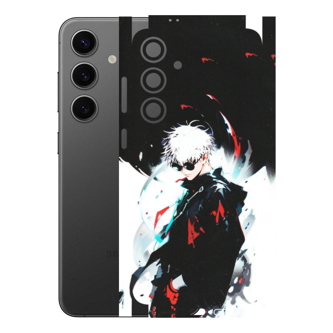 Samsung A/S Series Phone Skins (All Models) - Gojo Powerful Charater Kaisen Anime - Matte Finish (M-144) Samsung Galaxy S24 Plus