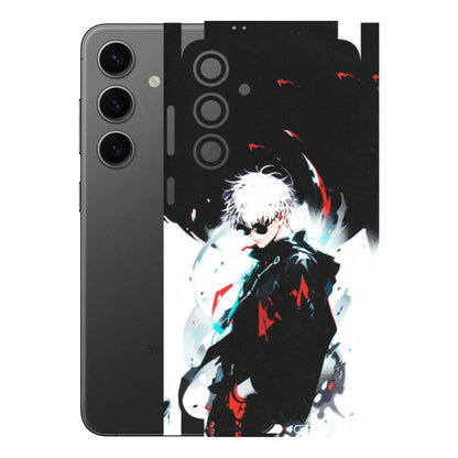 Samsung A/S Series Phone Skins (All Models) - Gojo Powerful Charater Kaisen Anime - Matte Finish (M-144) Samsung Galaxy S24 Plus