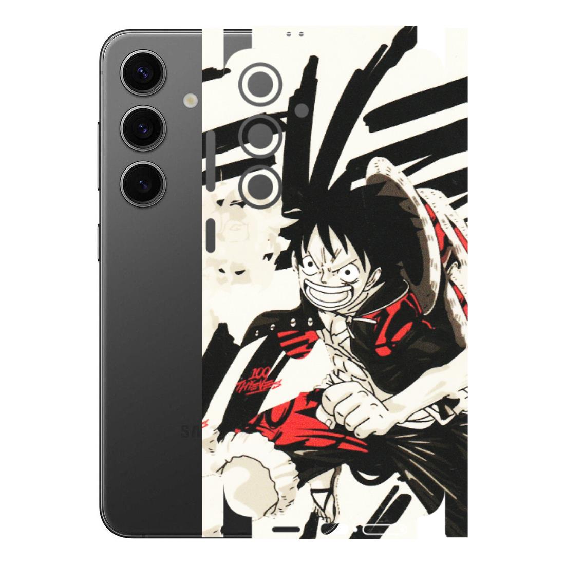 Samsung A/S Series Phone Skins (All Models) - Monkey D.Luffy Manga Anime - Matte Finish (M-145) Samsung Galaxy S24 Plus