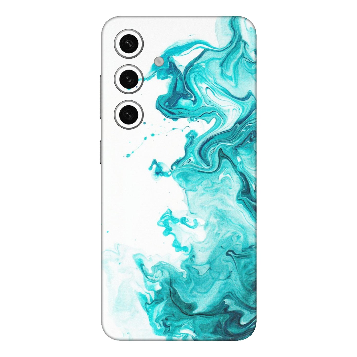 Samsung A/S Series Phone Skins (All Models) - Sky Blue Abstract Colour - Matte Finish (M-146) Samsung Galaxy S24 Plus