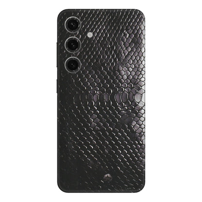 Samsung A/S Series Phone Skins (All Models) - Black Snack Leather - Matte Finish (M-147) Samsung Galaxy S24 Plus