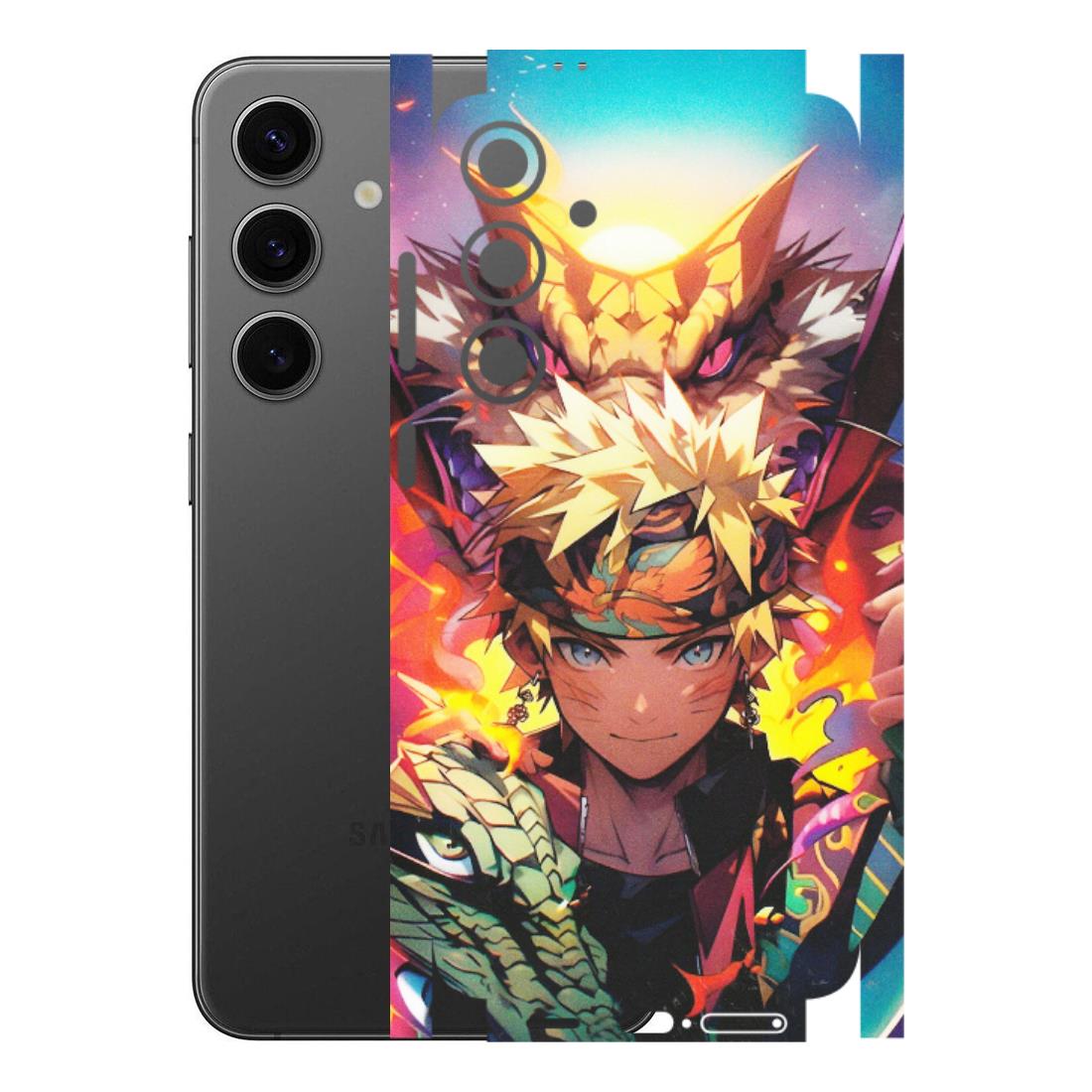 Samsung A/S Series Phone Skins (All Models) - Angry Naruto Anime - Matte Finish (M-148) Samsung Galaxy S24 Plus