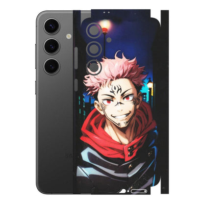 Samsung A/S Series Phone Skins (All Models) - Yuji Itadori Funny Face Anime - Matte Finish (M-152) Samsung Galaxy S24 Plus
