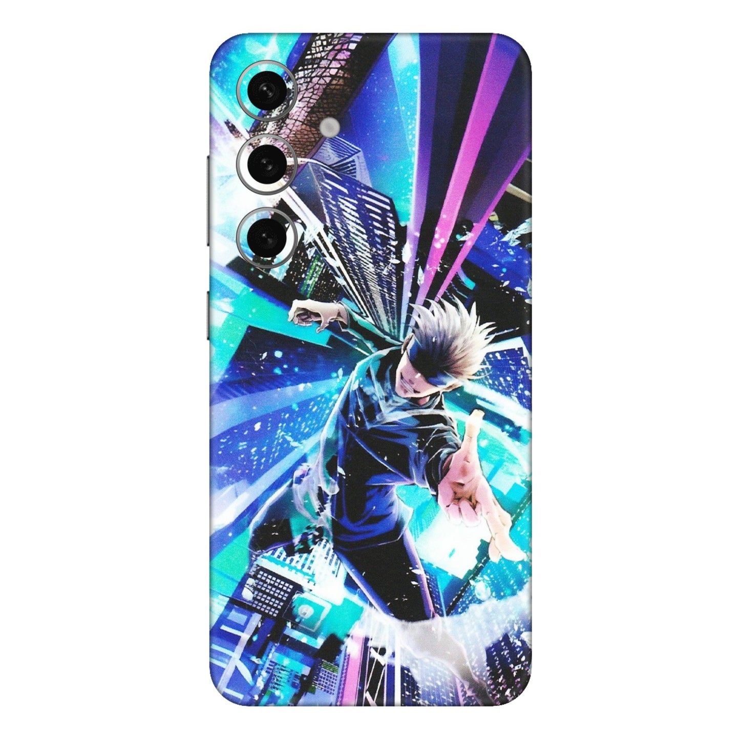 Samsung A/S Series Phone Skins (All Models) - Manga Action Jujustu Kaisen Anime - Matte Finish (M-155) Samsung Galaxy S24 Plus