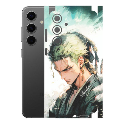 Samsung A/S Series Phone Skins (All Models) - Pirate Hunter One Piece Anime - Matte Finish (M-157) Samsung Galaxy S24 Plus