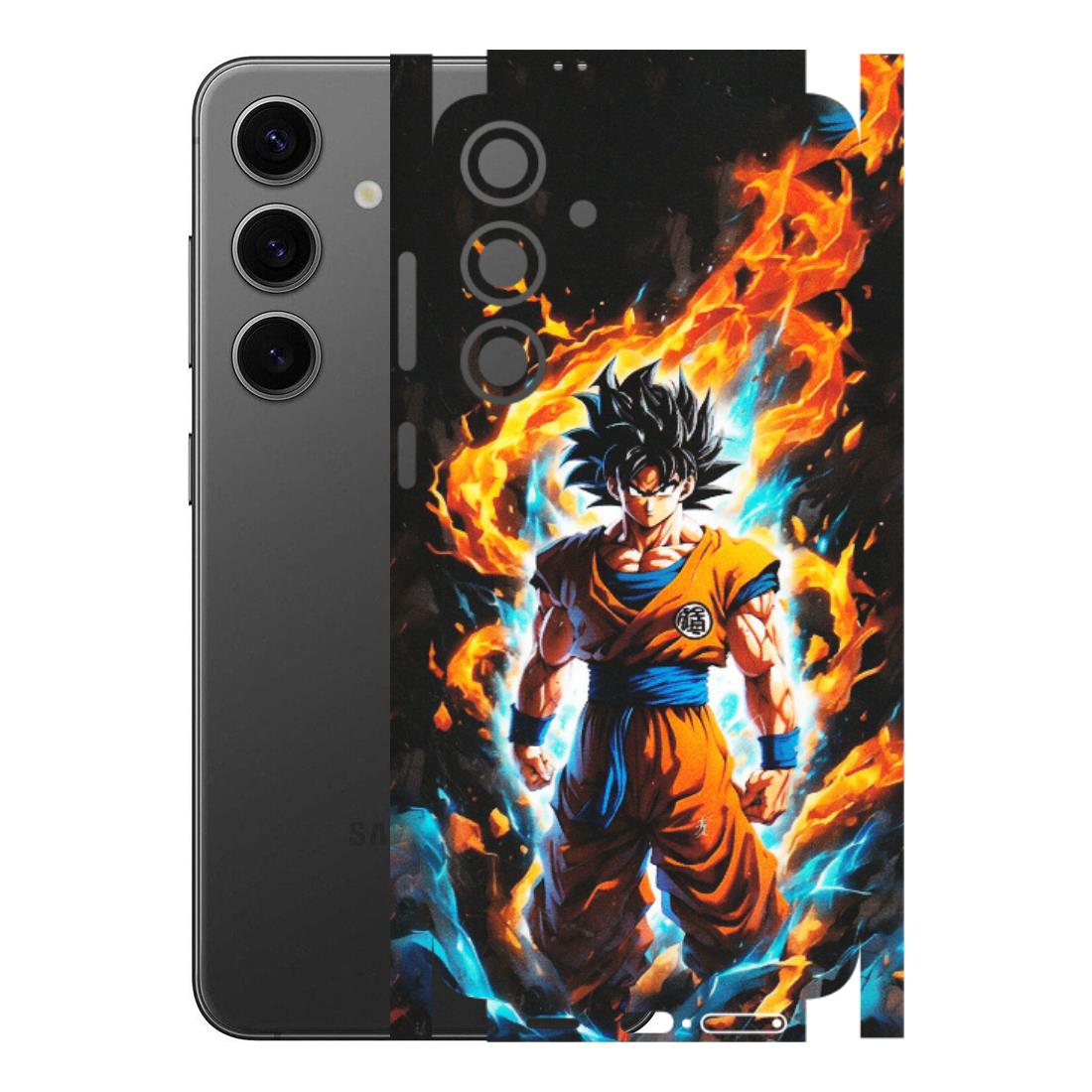 Samsung A/S Series Phone Skins (All Models) - Goku Transformation Anime - Matte Finish (M-159) Samsung Galaxy S24 Plus