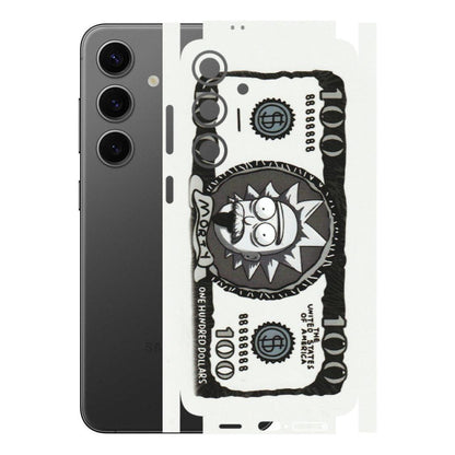 Samsung A/S Series Phone Skins (All Models) - Rick And Morty Hundred Dollar Anime - Matte Finish (M-161) Samsung Galaxy S24 Plus