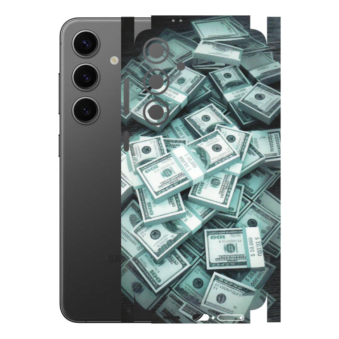 Samsung A/S Series Phone Skins (All Models) - Hundred Dollar Bill - Matte Finish (M-162) Samsung Galaxy S24 Plus