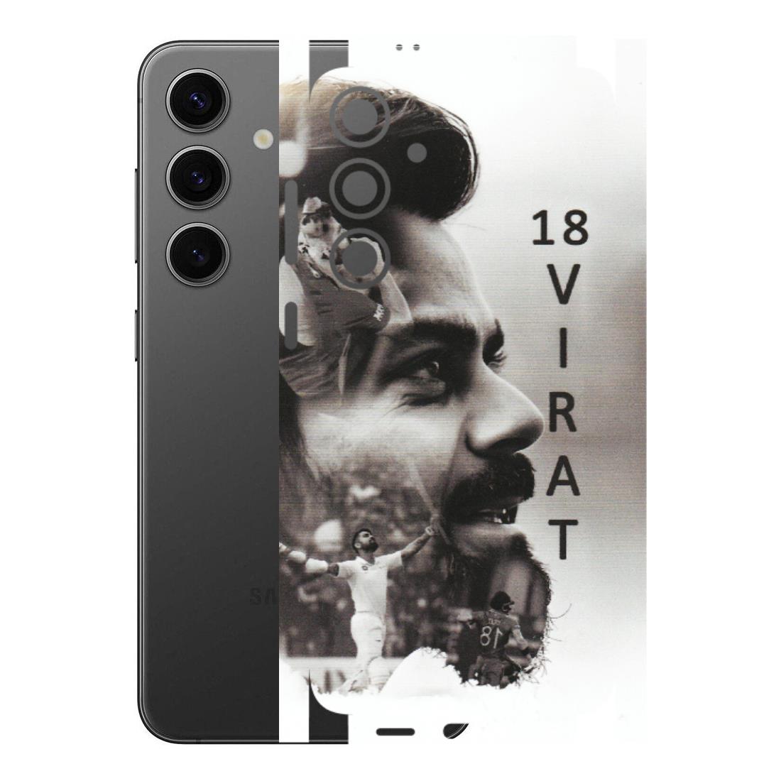 Samsung A/S Series Phone Skins (All Models) - Virat Kohli Cricketer - Matte Finish (M-163) Samsung Galaxy S24 Plus
