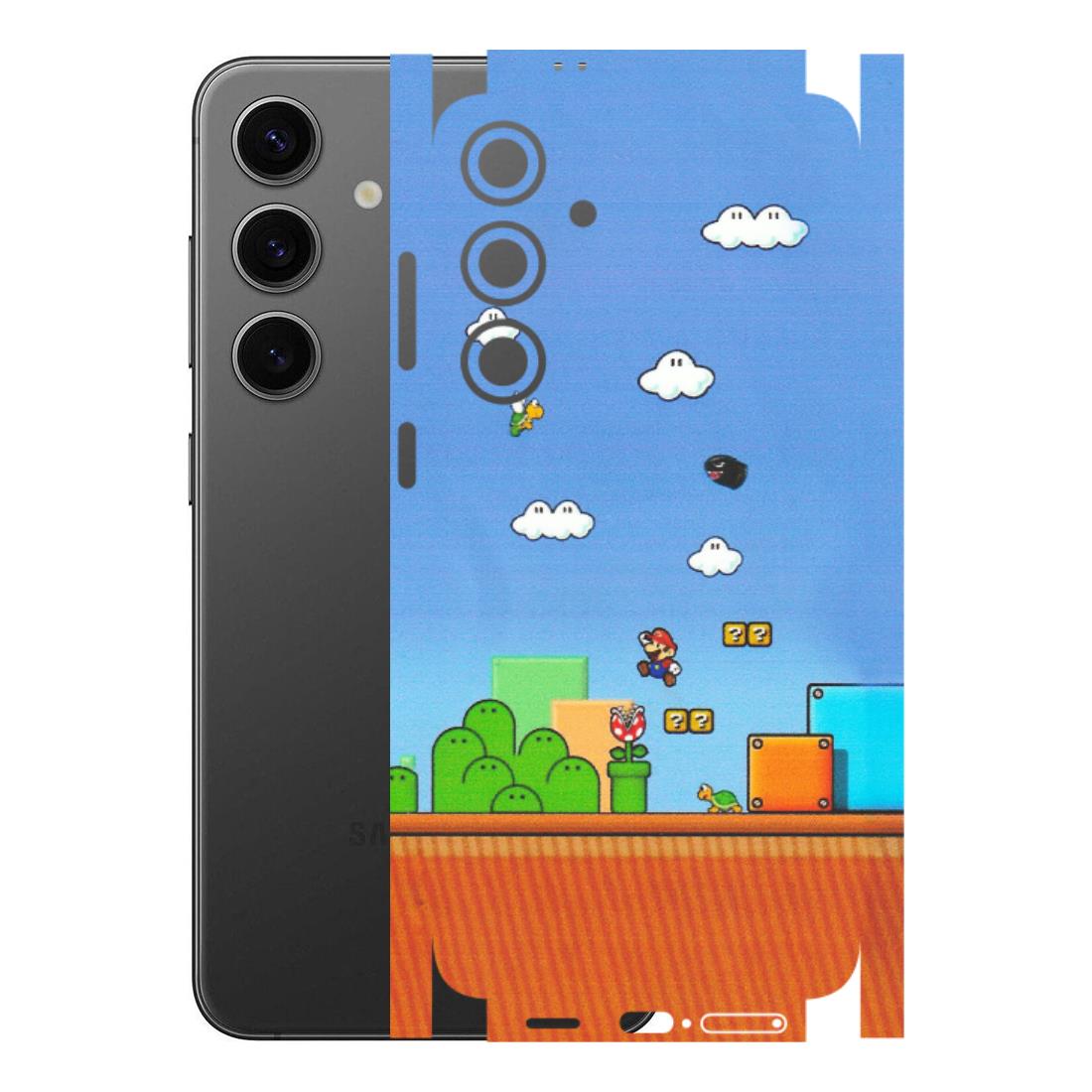 Samsung A/S Series Phone Skins (All Models) - Mario Game Scene - Matte Finish (M-24) Samsung Galaxy S24 Plus