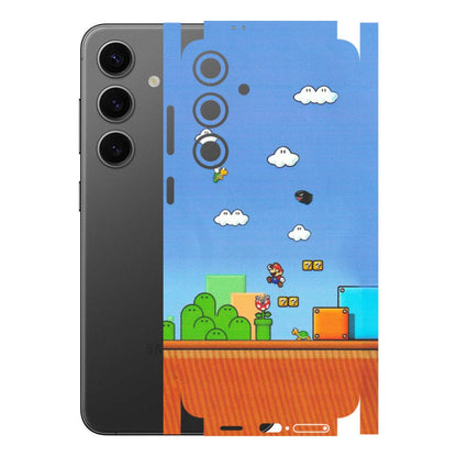 Samsung A/S Series Phone Skins (All Models) - Mario Game Scene - Matte Finish (M-24) Samsung Galaxy S24 Plus