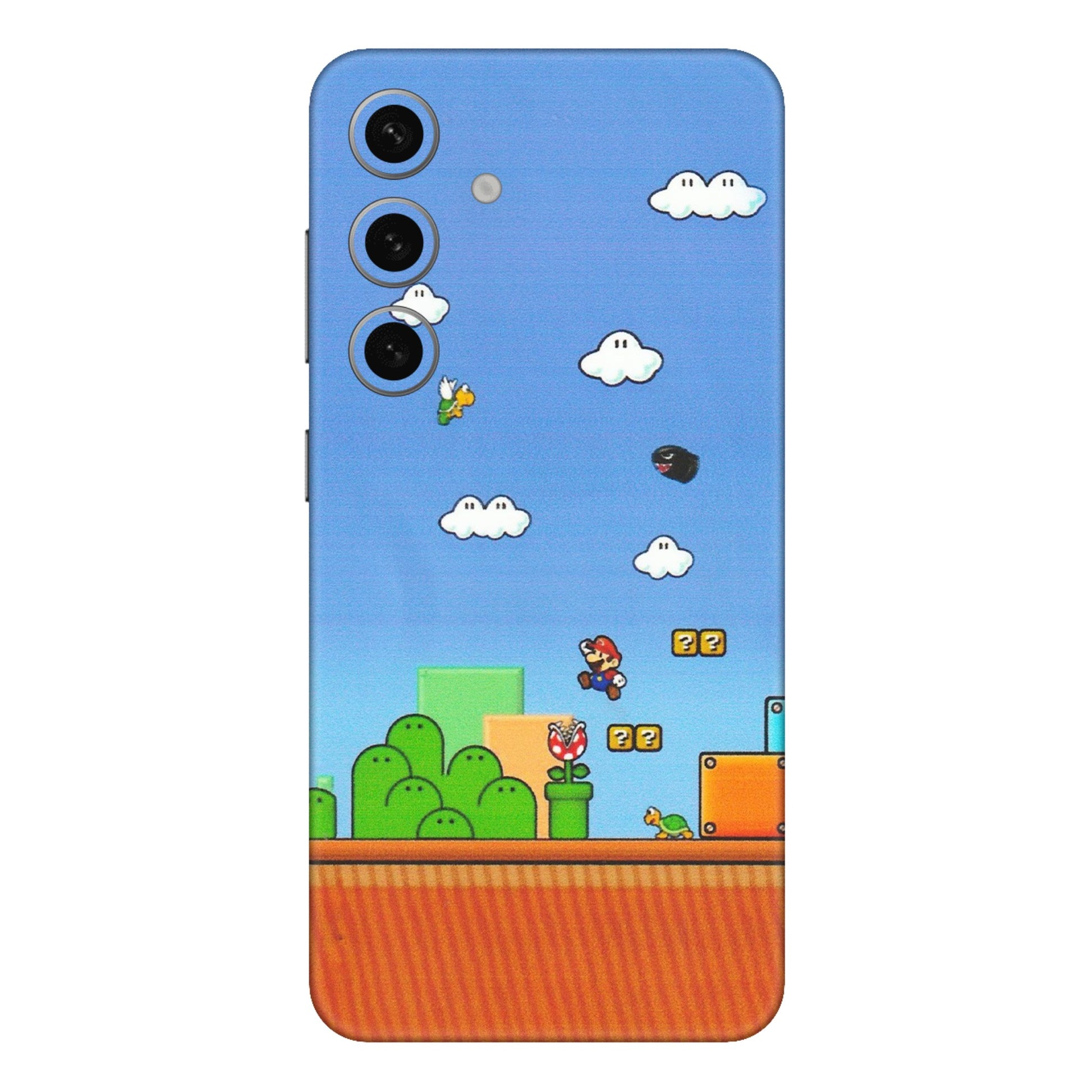 Samsung A/S Series Phone Skins (All Models) - Mario Game Scene - Matte Finish (M-24) Samsung Galaxy S24 Plus