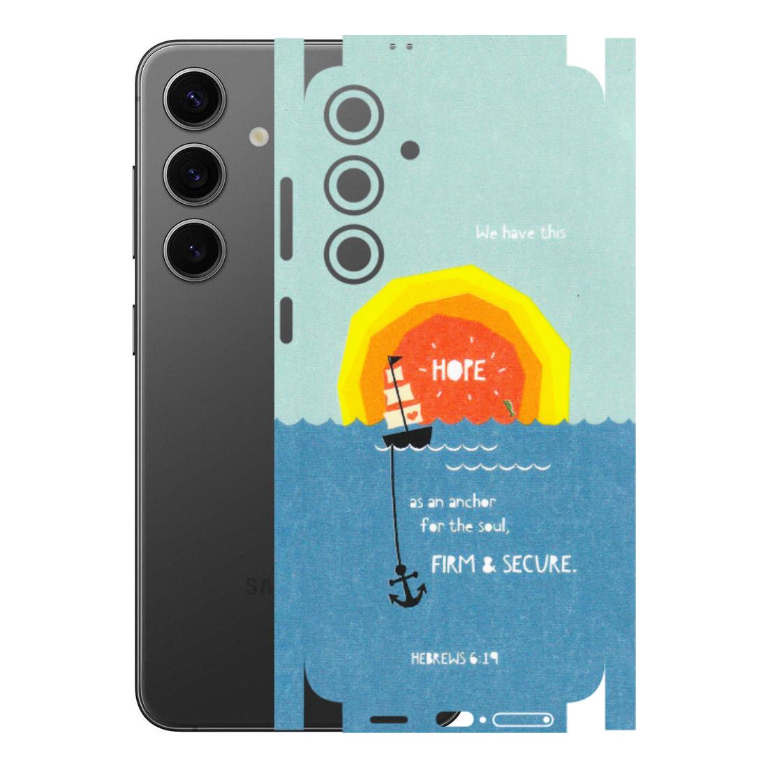 Samsung A/S Series Phone Skins (All Models) - A Beautiful Sunset of Hope - Matte Finish (M-75) Samsung Galaxy S24 Plus