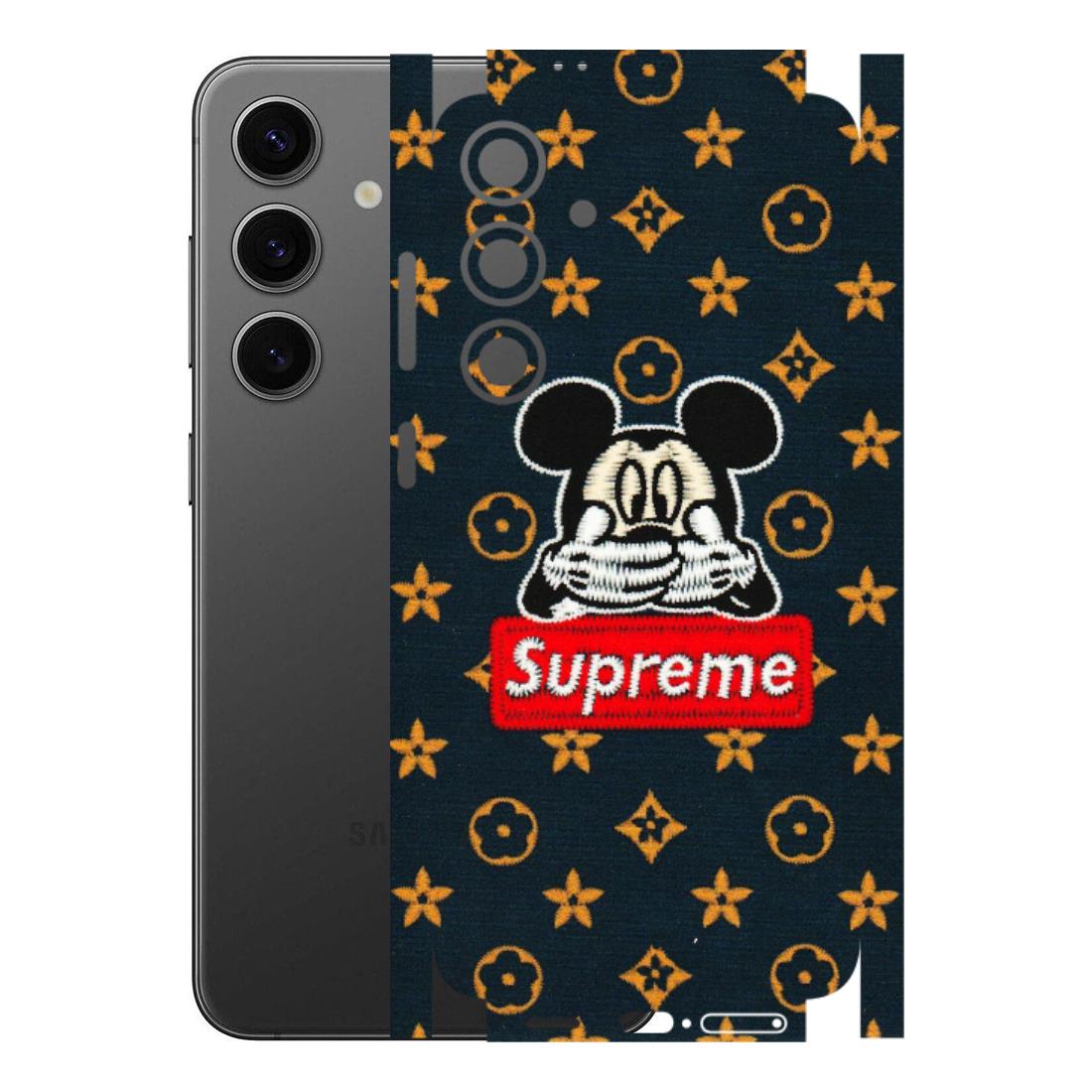 Samsung A/S Series Phone Skins (All Models) - Mickey Supreme - Matte Finish (M-83) Samsung Galaxy S24 Plus
