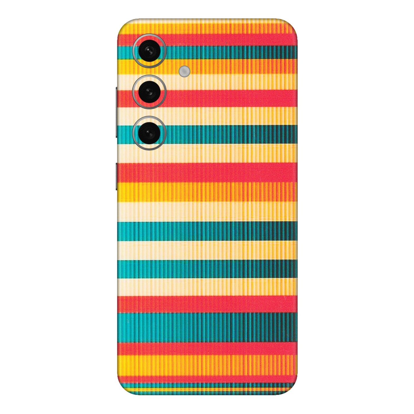 Samsung A/S Series Phone Skins (All Models) - Colourful Stripes Soothing Effect - Matte Finish (M-86) Samsung Galaxy S24 Plus
