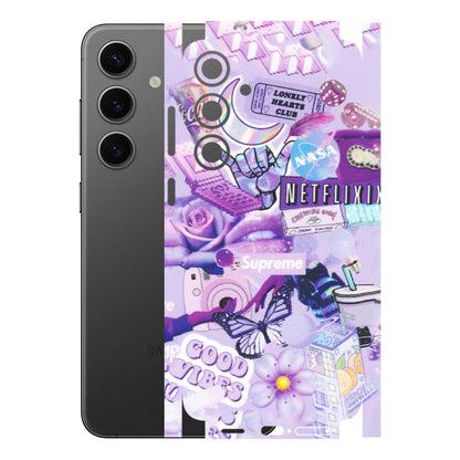 Samsung A/S Series Phone Skins (All Models) - Supreme Purple Magic - Matte Finish (M-88) Samsung Galaxy S24 Plus