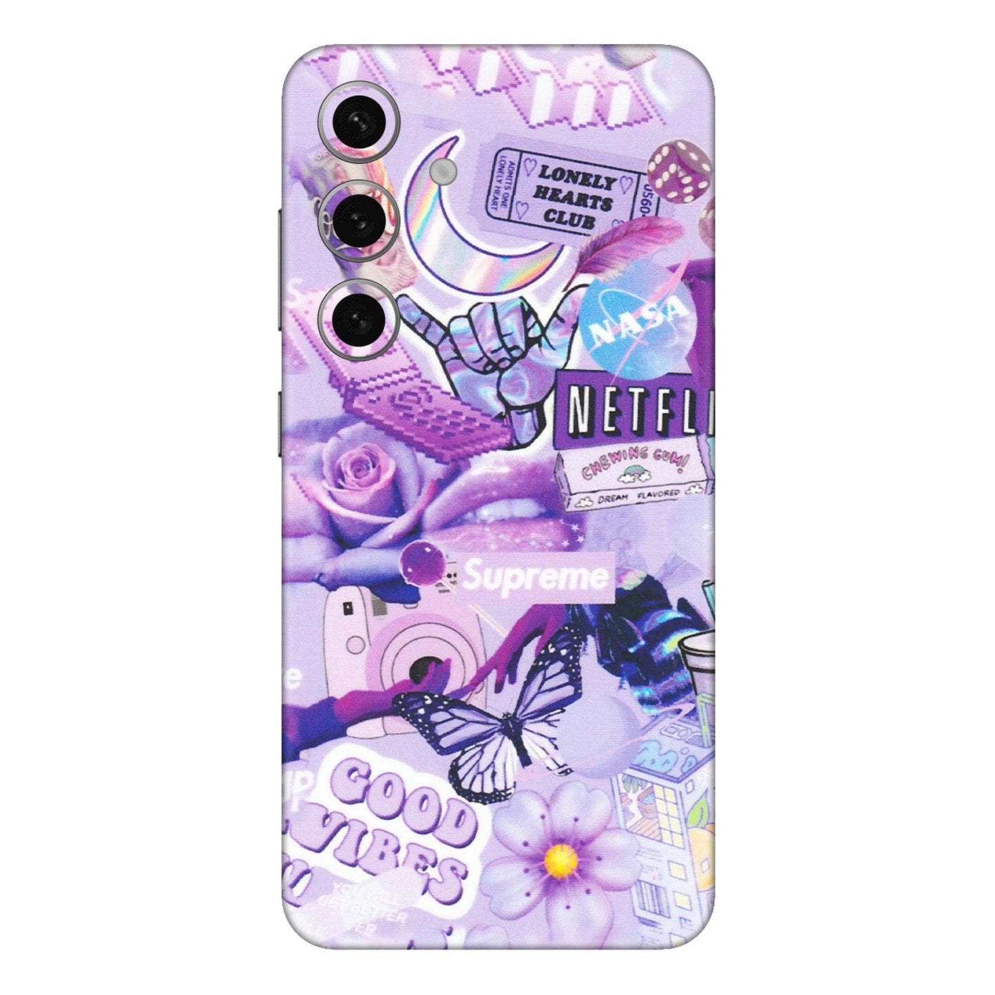 Samsung A/S Series Phone Skins (All Models) - Supreme Purple Magic - Matte Finish (M-88) Samsung Galaxy S24 Plus