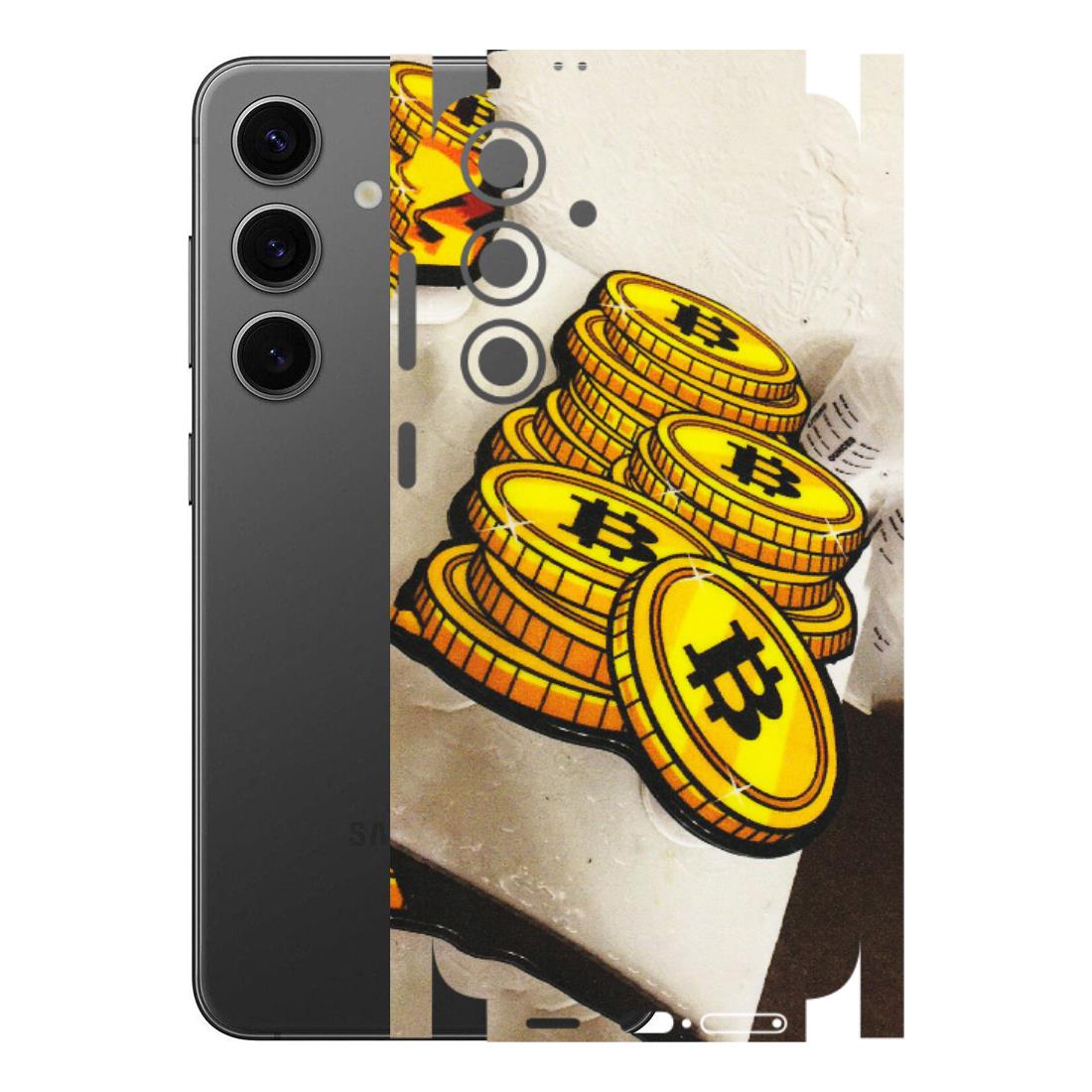 Samsung A/S Series Phone Skins (All Models) - Billionaire Bitcoin Collection - Matte Finish (M-92) Samsung Galaxy S24 Plus
