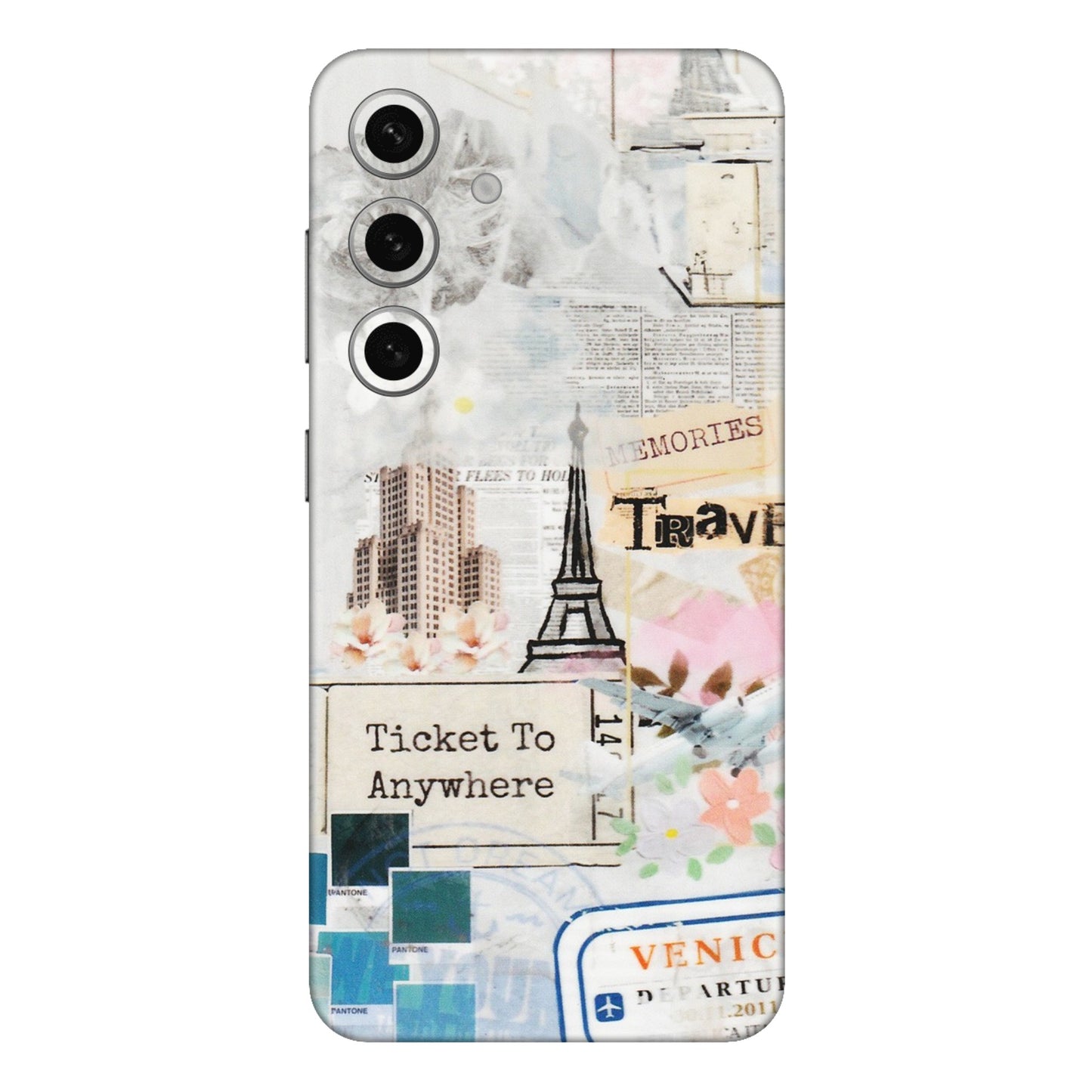 Samsung A/S Series Phone Skins (All Models) - Travel Memories - Transparent Finish (T-09) Samsung Galaxy S24 Plus