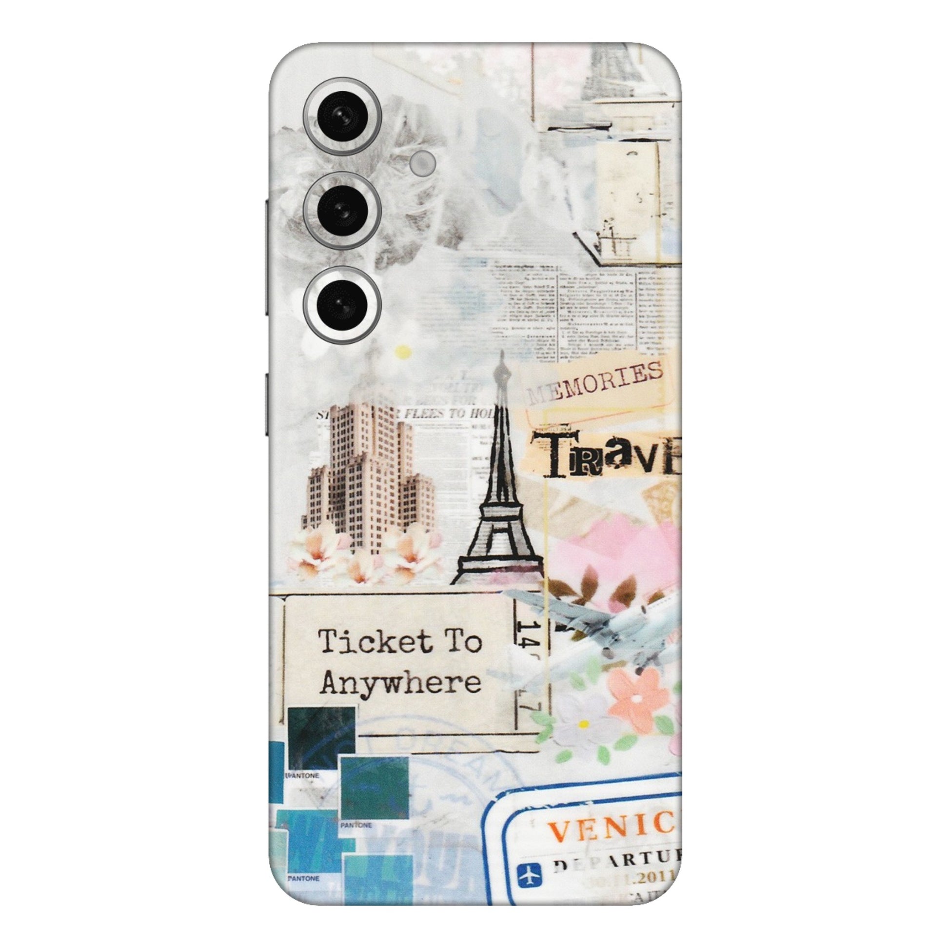 Samsung A/S Series Phone Skins (All Models) - Travel Memories - Transparent Finish (T-09) Samsung Galaxy S24 Plus