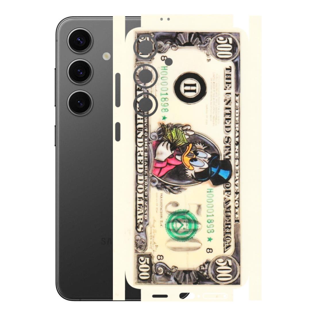 Samsung A/S Series Phone Skins (All Models) - Five Hundred Dollar Duck - Transparent Finish (T-15) Samsung Galaxy S24 Plus