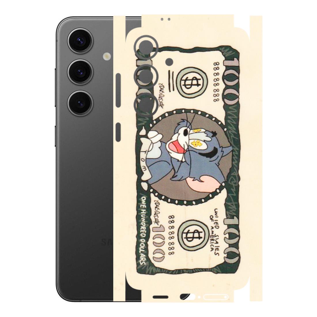 Samsung A/S Series Phone Skins (All Models) - One Hundred Dollar Tom - Transparent Finish (T-16) Samsung Galaxy S24 Plus