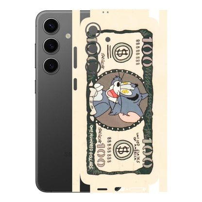 Samsung A/S Series Phone Skins (All Models) - One Hundred Dollar Tom - Transparent Finish (T-16) Samsung Galaxy S24 Plus