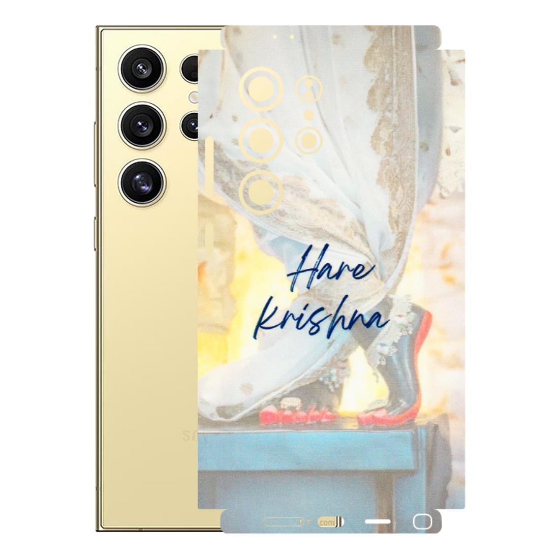 Samsung A/S Series Phone Skins (All Models) - Hare Krishna - 3D Embossed Finish (L-03) Samsung Galaxy S24 Ultra (5G)